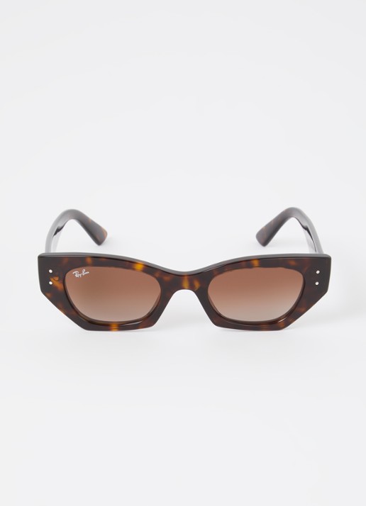 Ray-Ban Zena zonnebril RB4430 - detail donkerbruin