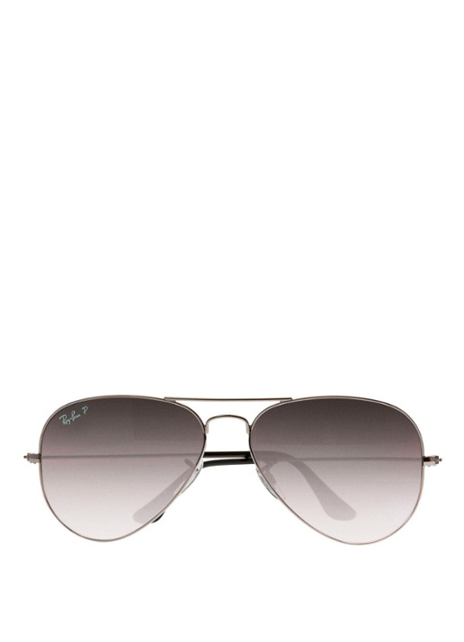 Ray-Ban Zonnebril Aviator Classic gepolariseerd RB3025 - voorkant 2 brons