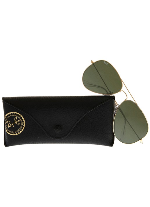 Ray-Ban Zonnebril Aviator Classic L RB3025 - detail 4 goud