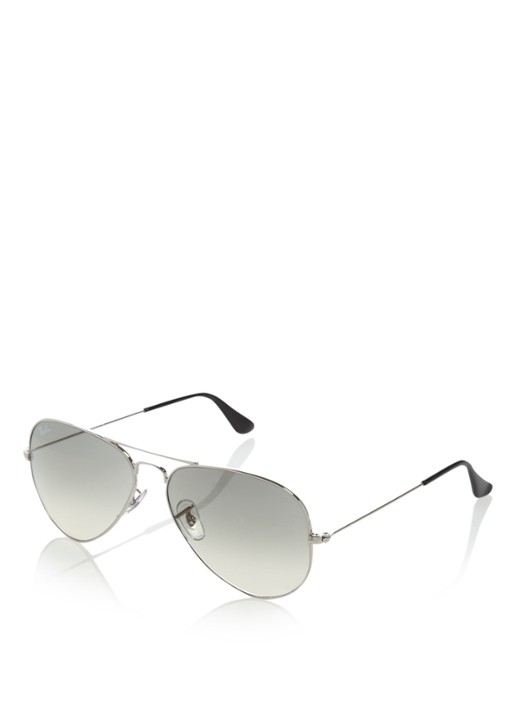 Ray-Ban Zonnebril Aviator Classic RB3025 - voorkant zilver