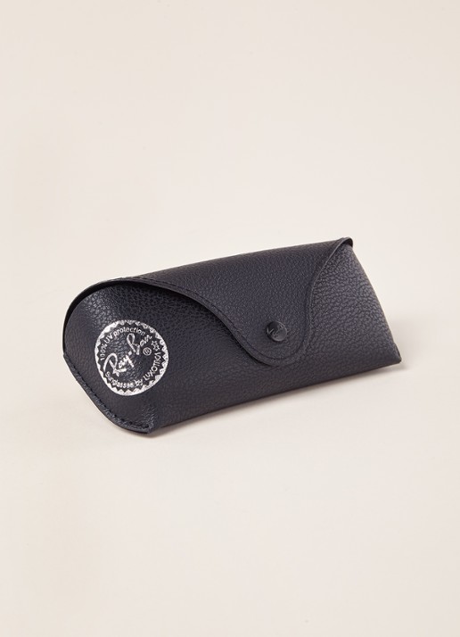 Ray-Ban Zonnebril gepolariseerd Clubmaster RB3716 - detail zwart