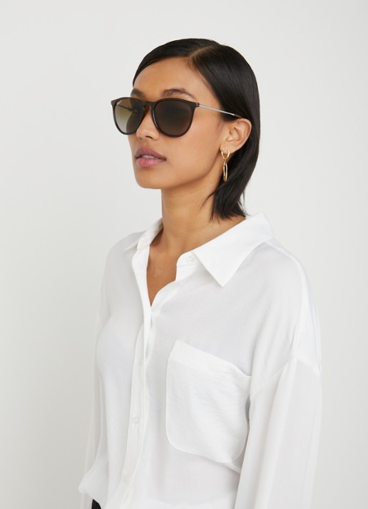 Ray-Ban Zonnebril gepolariseerd Erika RB4171 - voorkant 2 bruin