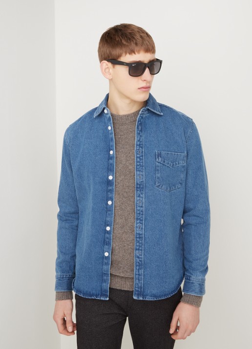 Ray-Ban Zonnebril Justin gepolariseerd RB4165 - voorkant 2 zwart