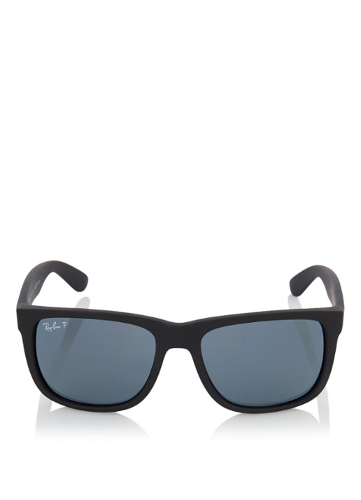 Ray-Ban Zonnebril Justin gepolariseerd RB4165 - voorkant 2 zwart