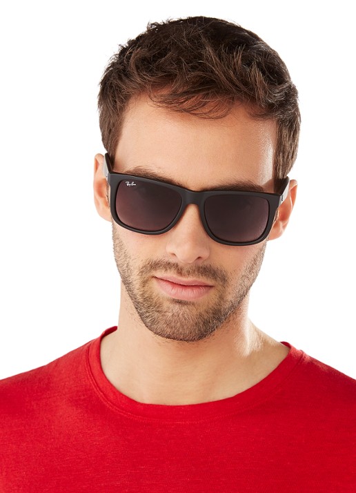 Ray-Ban Zonnebril Justin RB4165 - detail 5 zwart
