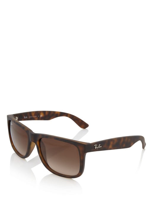 Ray-Ban Zonnebril Justin RB4165  - voorkant bruin