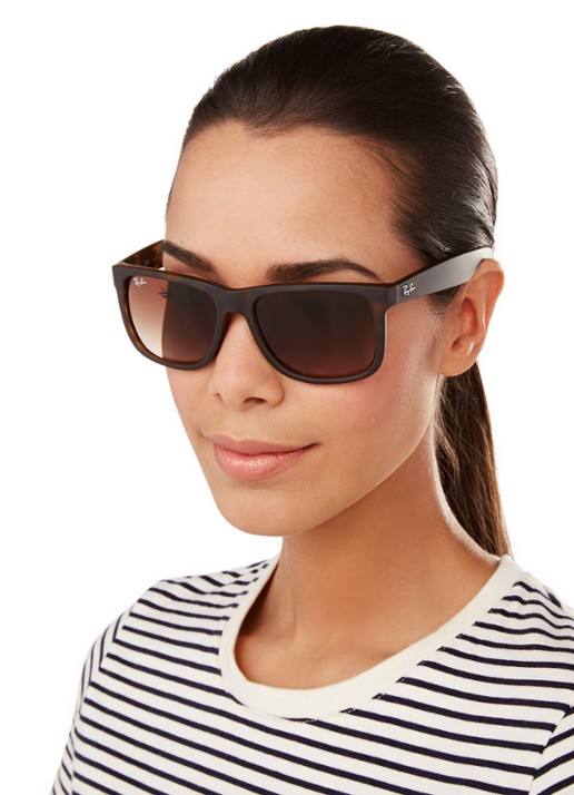 Ray-Ban Zonnebril Justin RB4165  - detail 5 bruin