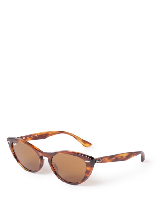 Ray-Ban Zonnebril Nina RB4314N - voorkant bruin