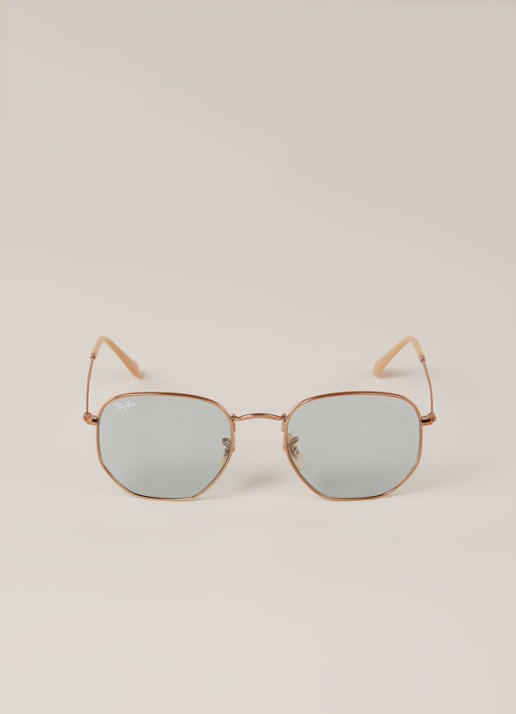 Ray-Ban Zonnebril RB3548N - voorkant 2 roségoud