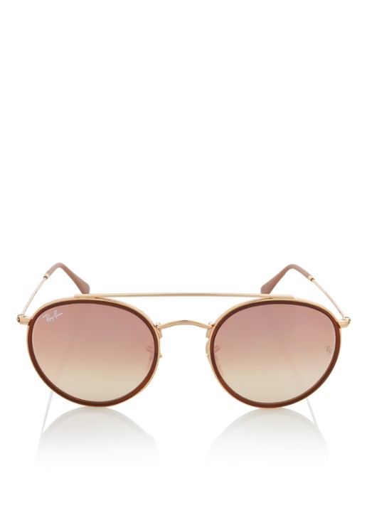 Ray-Ban Zonnebril RB3647N - detail roze