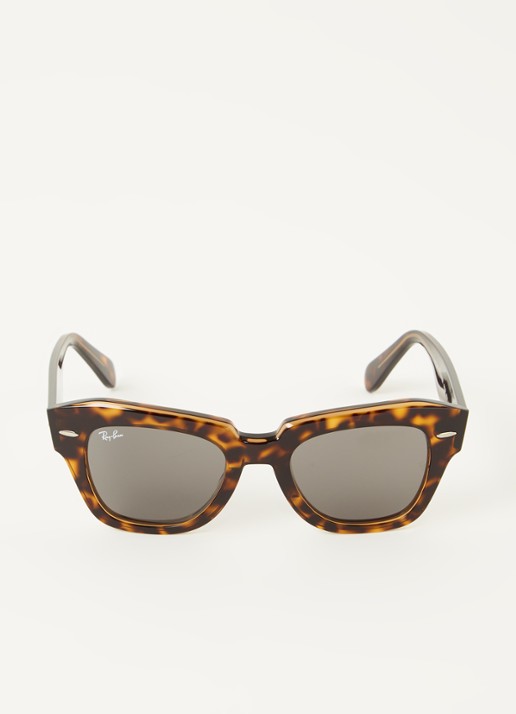 Ray-Ban Zonnebril State Free RB2186 - voorkant 4 donkerbruin