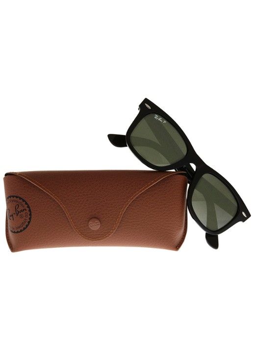 Ray-Ban Zonnebril Wayfarer gepolariseerd RB2140 - detail 2 zwart