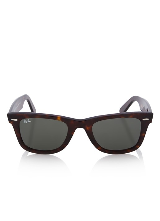 Ray-Ban Zonnebril Wayfarer RB2140 - detail 3 donkerbruin