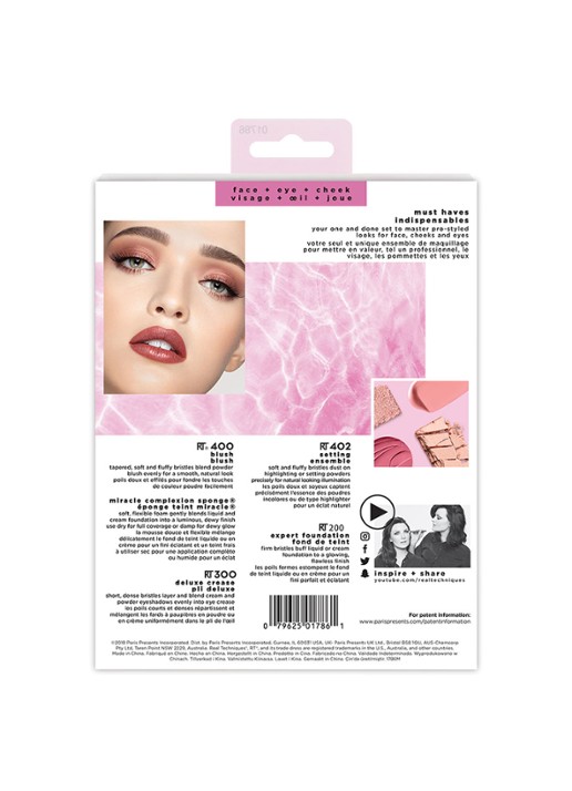 Real Techniques Everyday Essentials - make-upkwast set - detail 5 roze