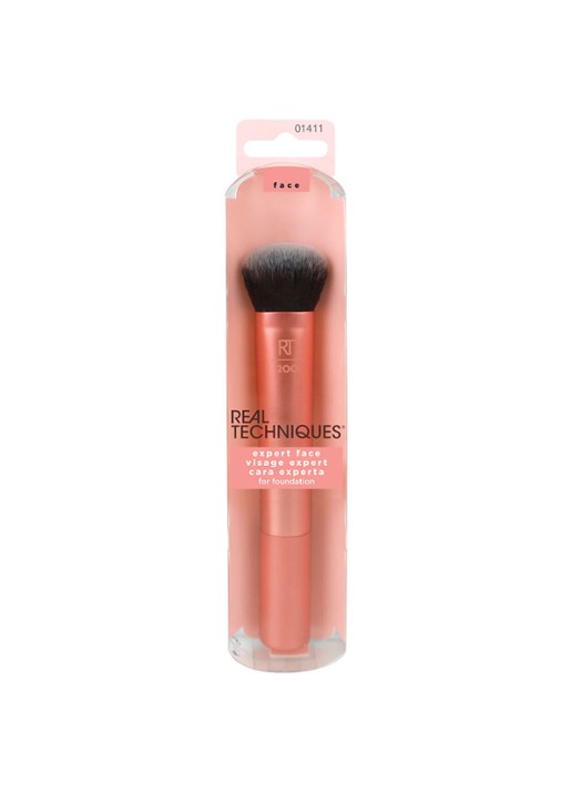 Real Techniques Expert Face Brush - make-up kwast - voorkant 3 orange