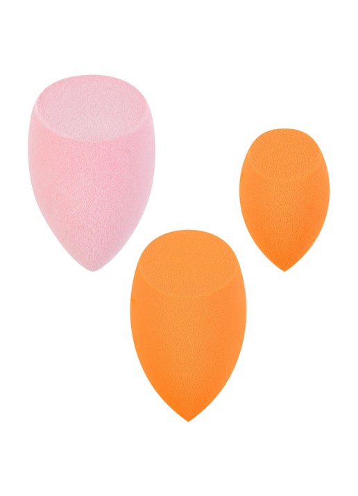 Real Techniques Ultimate Makeup Sponge Blending and Setting Trio - make-up spons set van 3  - voorkant undefined