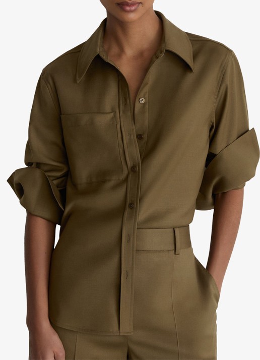 Reiss Adie blouse in wolblend