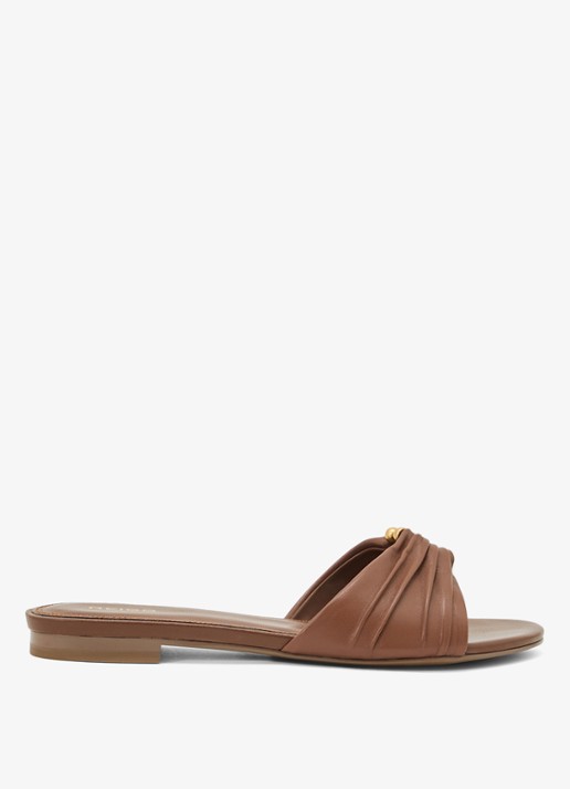 Reiss Alana slipper van leer