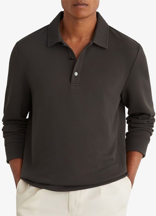 Reiss ALBA polo met structuur