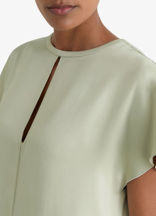 Reiss Alice mini jurk met gedrapeerd detail - detail 2 zilver