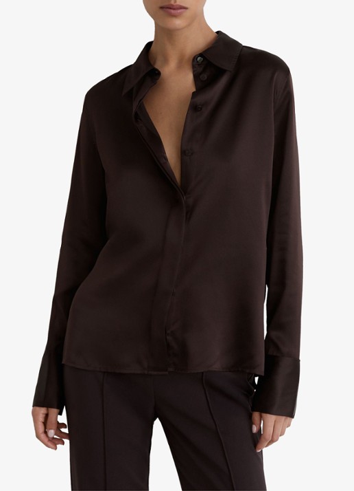 Reiss AMEIRA blouse van satijn