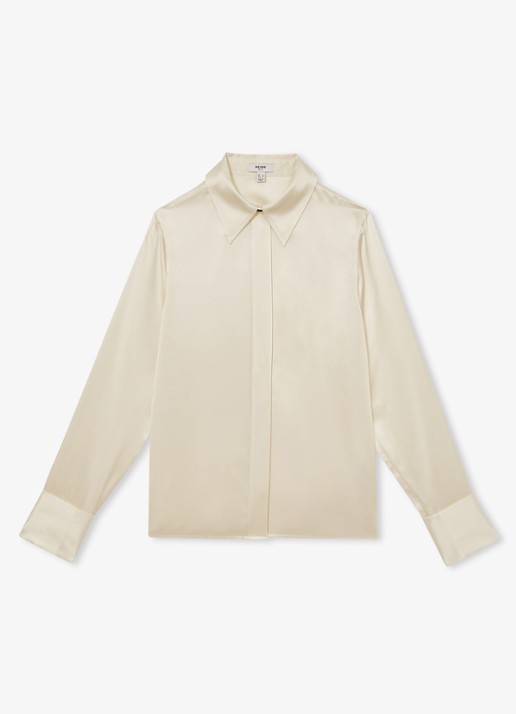 Reiss Ameira blouse van zijde