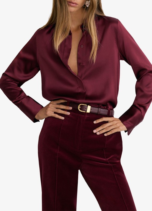 Reiss Ameira blouse van zijde