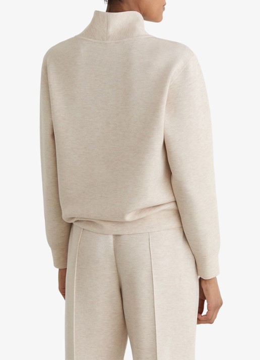 Reiss Annabel sweater met opstaande kraag - achterkant 4 beige