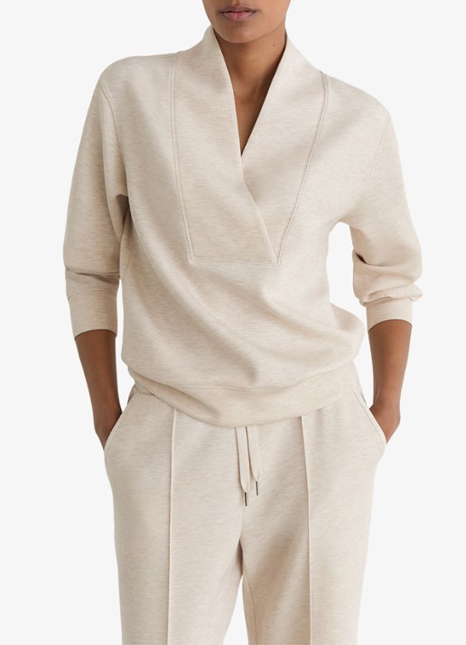 Reiss Annabel sweater met opstaande kraag