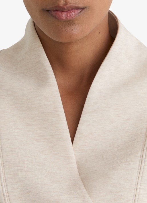 Reiss Annabel sweater met opstaande kraag - detail 2 beige