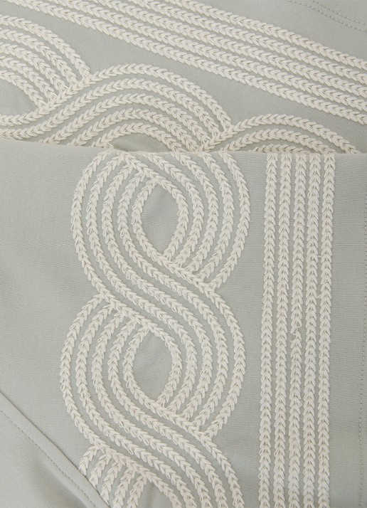Reiss Arden regular fit overhemd met borduring - detail 8 groen