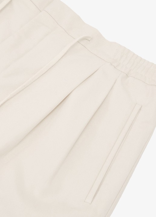 Reiss Arden regular fit pantalon met steekzakken - detail 2 gebroken wit