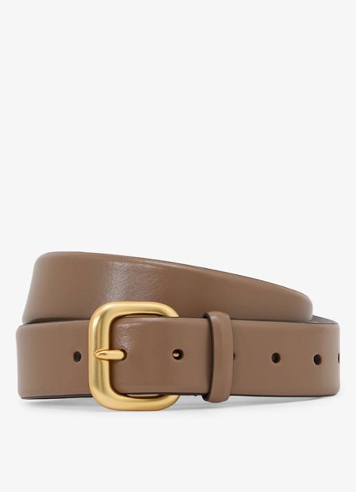 Reiss Arden riem van leer - voorkant 4 bruin