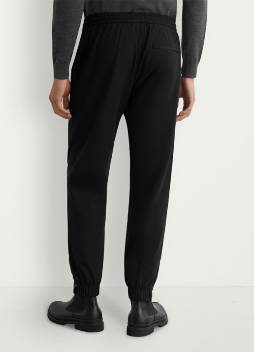 Reiss Ascend joggingbroek met opgestikte zakken - achterkant black / zwart