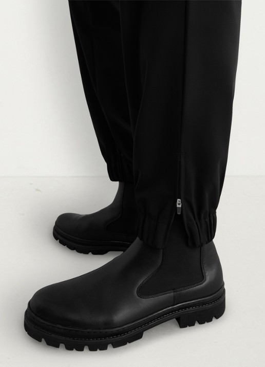 Reiss Ascend joggingbroek met opgestikte zakken - detail 4 black / zwart