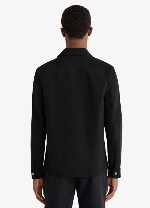 Reiss Ascend overshirt met borstzakken - achterkant 4 zwart