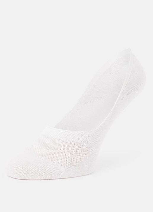 Reiss Axis sneakersokken  - detail wit
