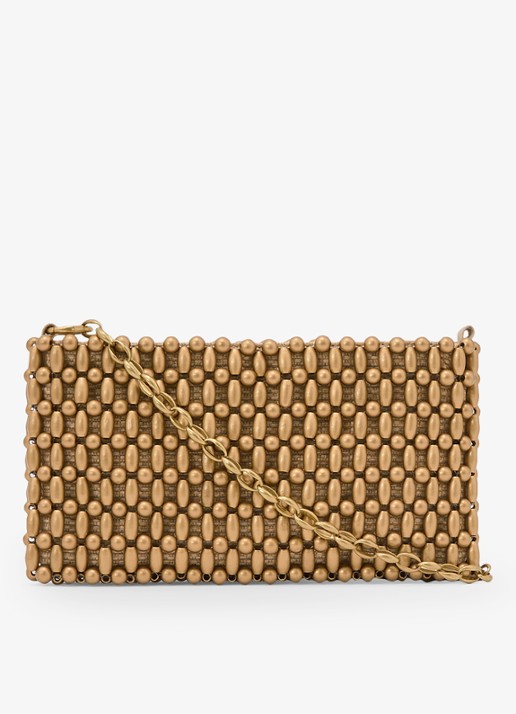 Reiss Beatrix schoudertas met kralendecoratie - detail 6 goud