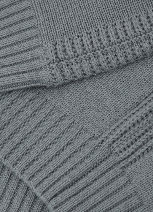 Reiss Beech fijngebreide trui in wolblend  - detail 7 lichtgroen