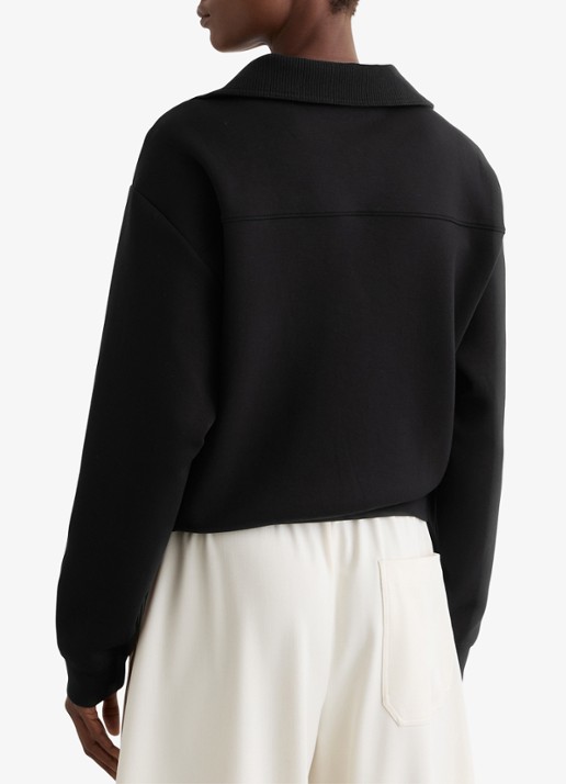 Reiss Bella sweater met polokraag  - achterkant 3 zwart