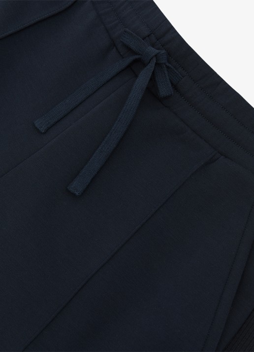 Reiss Bella wide fit joggingbroek met steekzakken - detail 6 donkerblauw