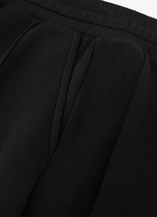 Reiss Bella wide fit joggingbroek met steekzakken - detail 6 black / zwart