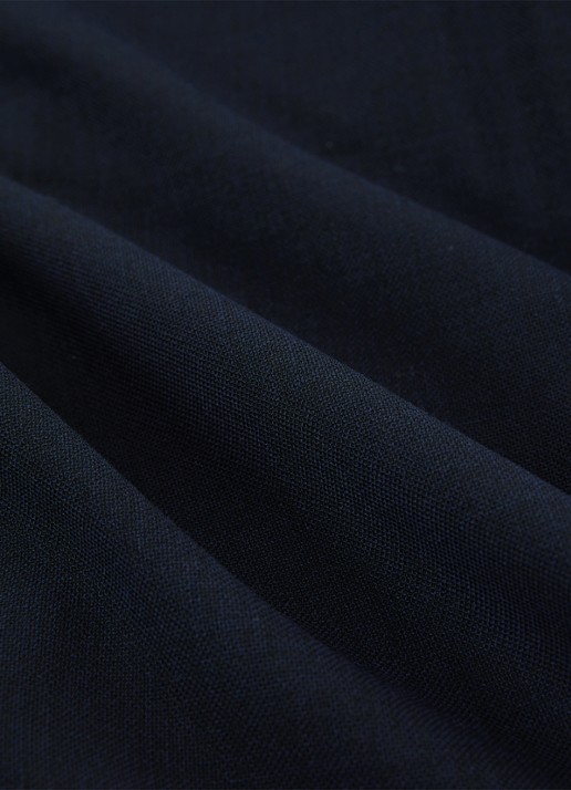 Reiss Belmont double-breasted slim fit colbert in wolblend - detail 7 navy / blauw