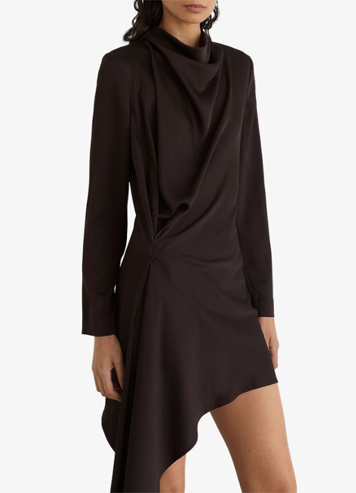 Reiss Bethany mini jurk met asymmetrische zoom