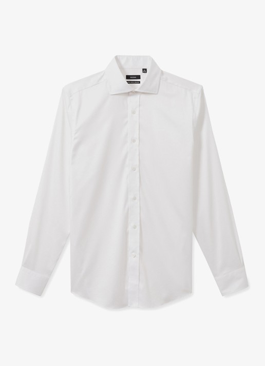 Reiss Bishopgate regular fit overhemd  - voorkant wit