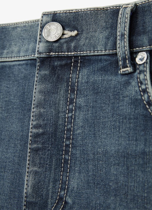 Reiss Bleaker skinny jeans met donkere wassing - detail 6 washed indigo
