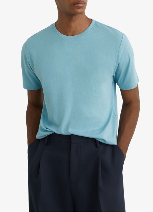 Reiss BLESS Katoen Crew-Neck Tailored-Fit T-Shirt
