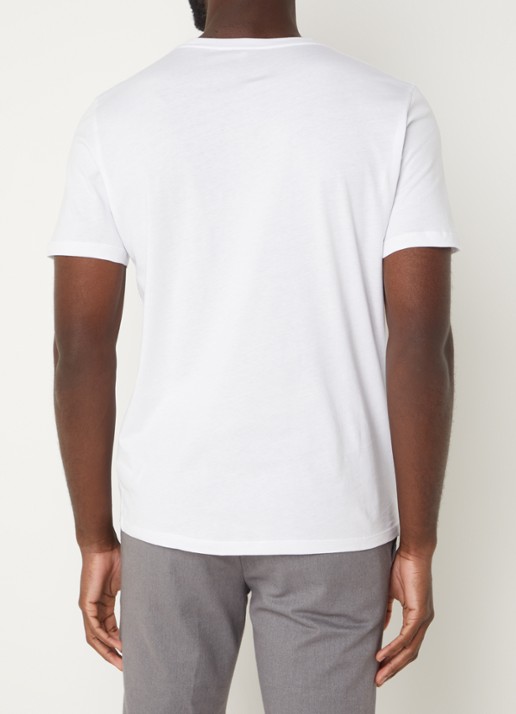 Reiss Bless T-shirt met ronde hals in 3-pack - achterkant 4 white / wit