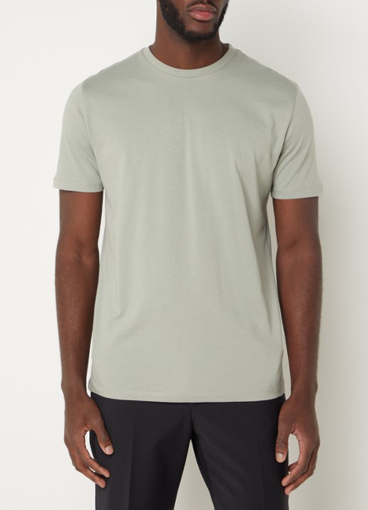 Reiss Bless T-shirt met ronde hals   - detail 4 lindegroen