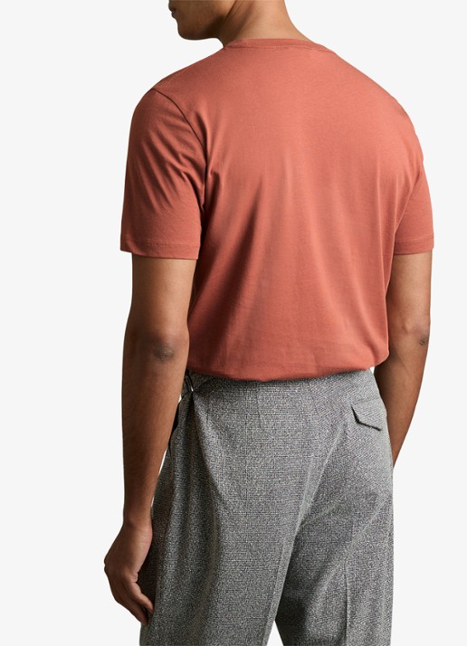 Reiss Bless T-shirt met stretch - achterkant 3 roze